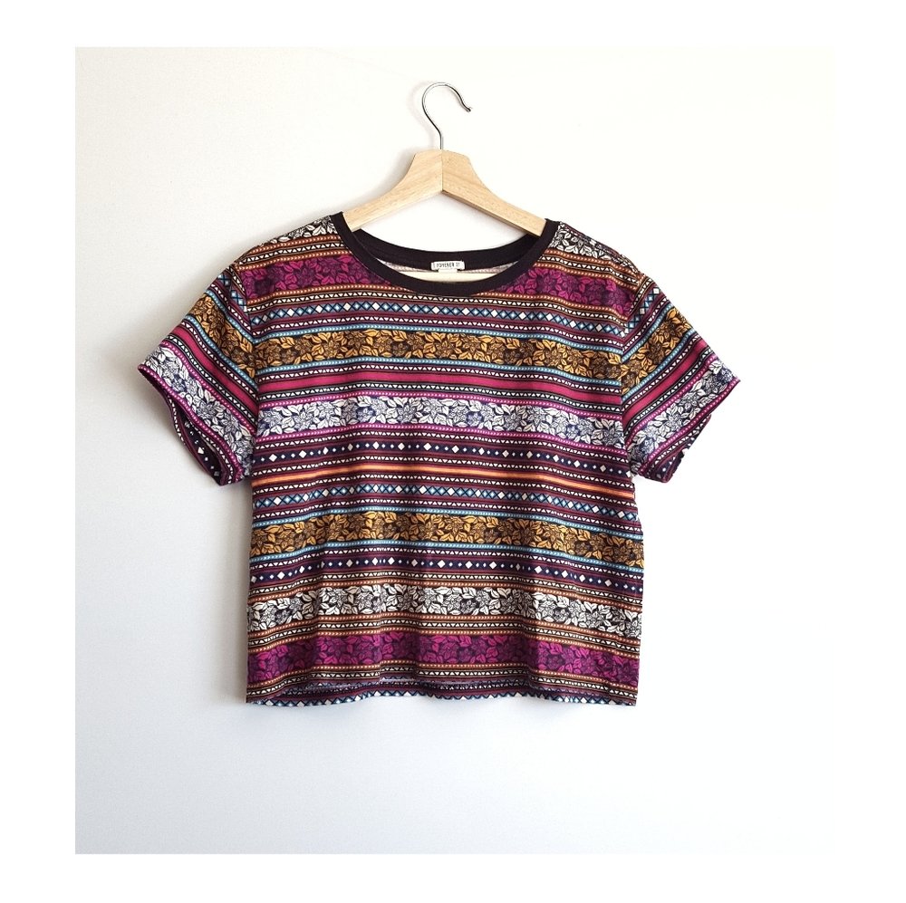 ▪︎Forever 21▪︎Boho Cropped Tee
